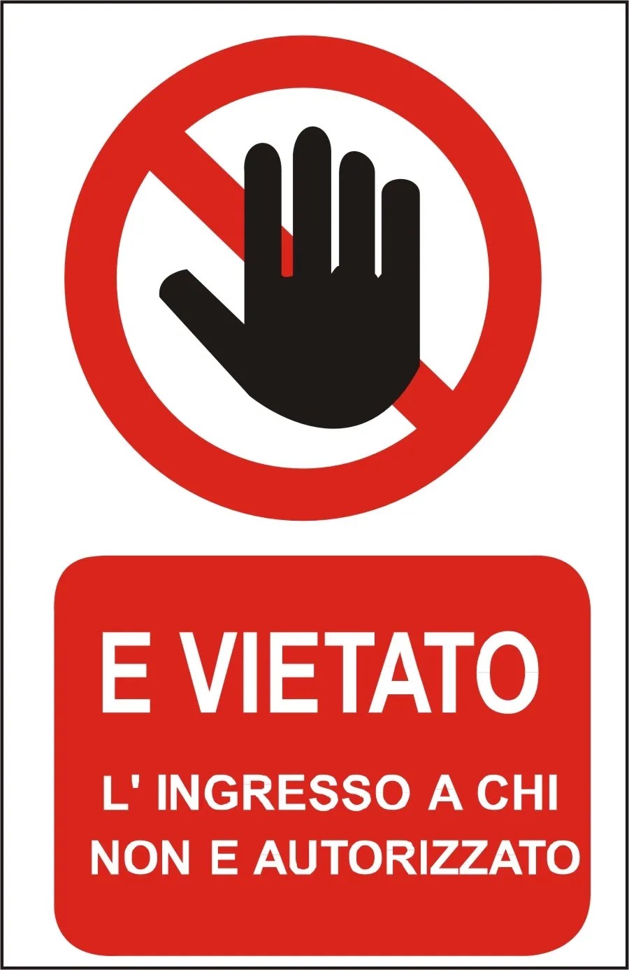 Proprietà Privata Cartello Sivieto di Accesso Alle Persone non Autorizzate 5.9x11.8'' 2pz Orizzontale Riflettente Protezione UV Non Arrugginisce