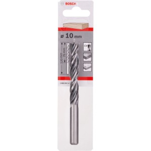 Punta per legno Bosch Pro, 10 mm, per fori precisi nel legno.