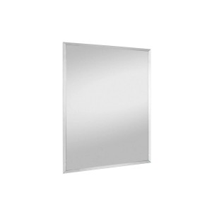 Specchio rettangolare per montaggio a parete.