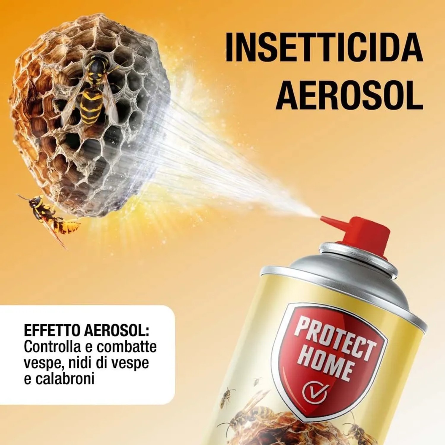 Spray vespicida per nidi di vespe e calabroni 750 ml acquista da OBI