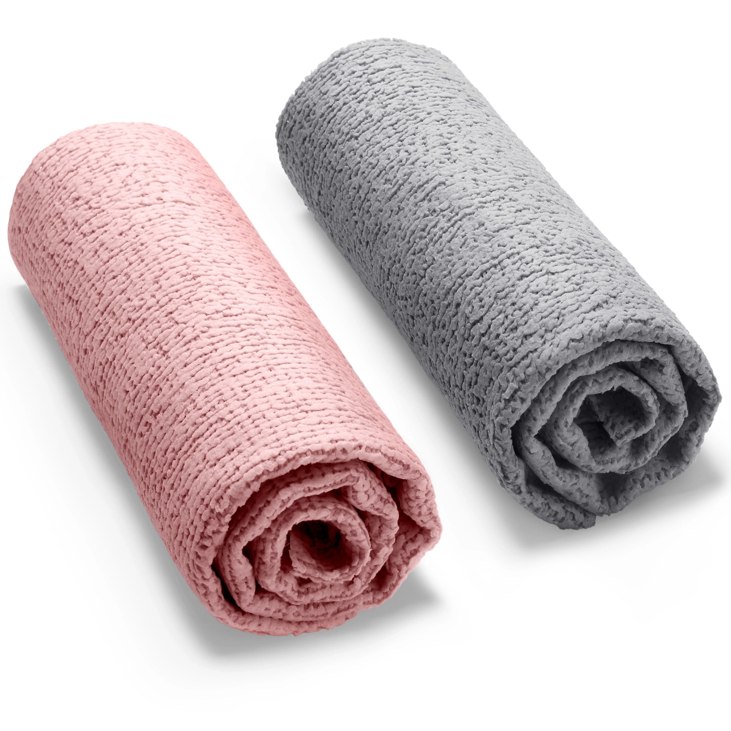 Panni Vileda Actifibre Soft in microfibra rosa e grigio 2pz