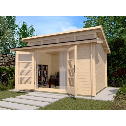 Casetta da giardino Weka 158 in legno naturale 11,4 m²
