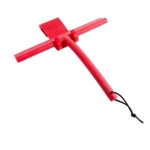 Tergivetro doccia rosso t.b.t. per doccia e bagno, accessorio per un box doccia pulito.