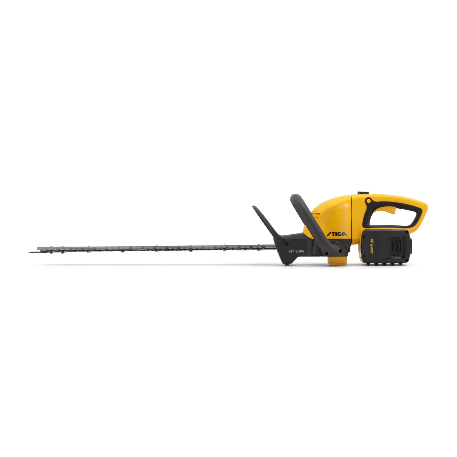 Stiga Tagliasiepi a batteria HT 300e Set, giallo, con batteria e caricabatterie.
