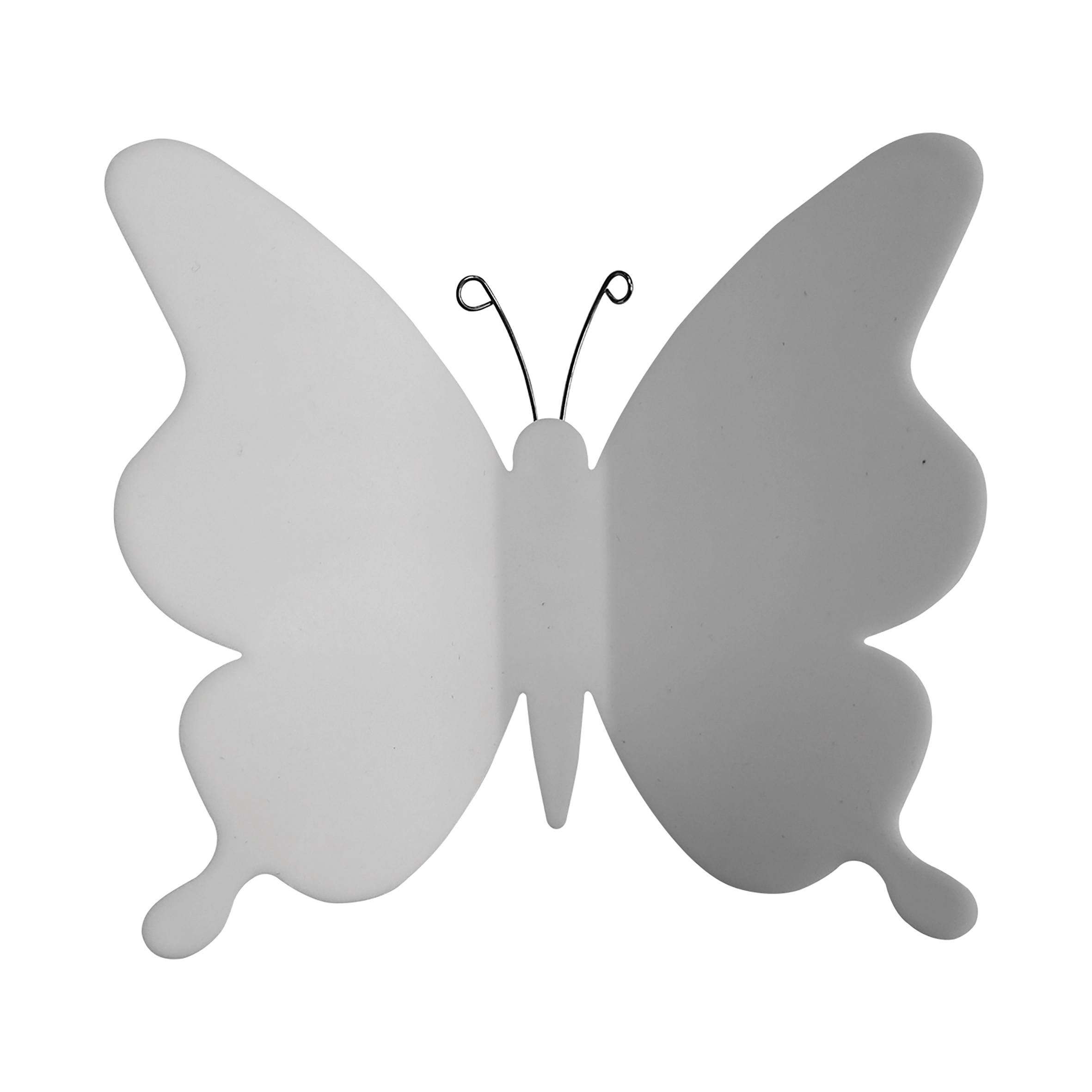 Sagome adesive 3D farfalle bianche