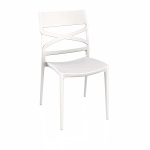 Sedia Flow 45x54x85 cm Bianco