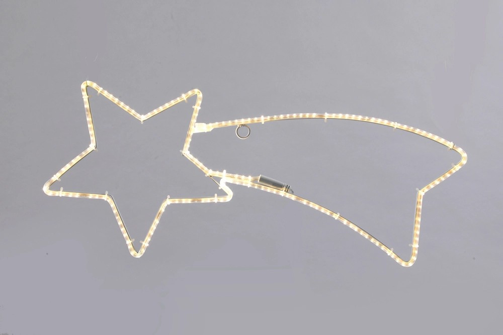 Stella luminosa cometa 196 LED bianco caldo 26x65 cm acquista da OBI