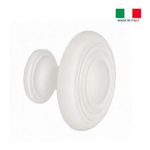 Pomolo mobili zama Ø 30 mm bianco opaco