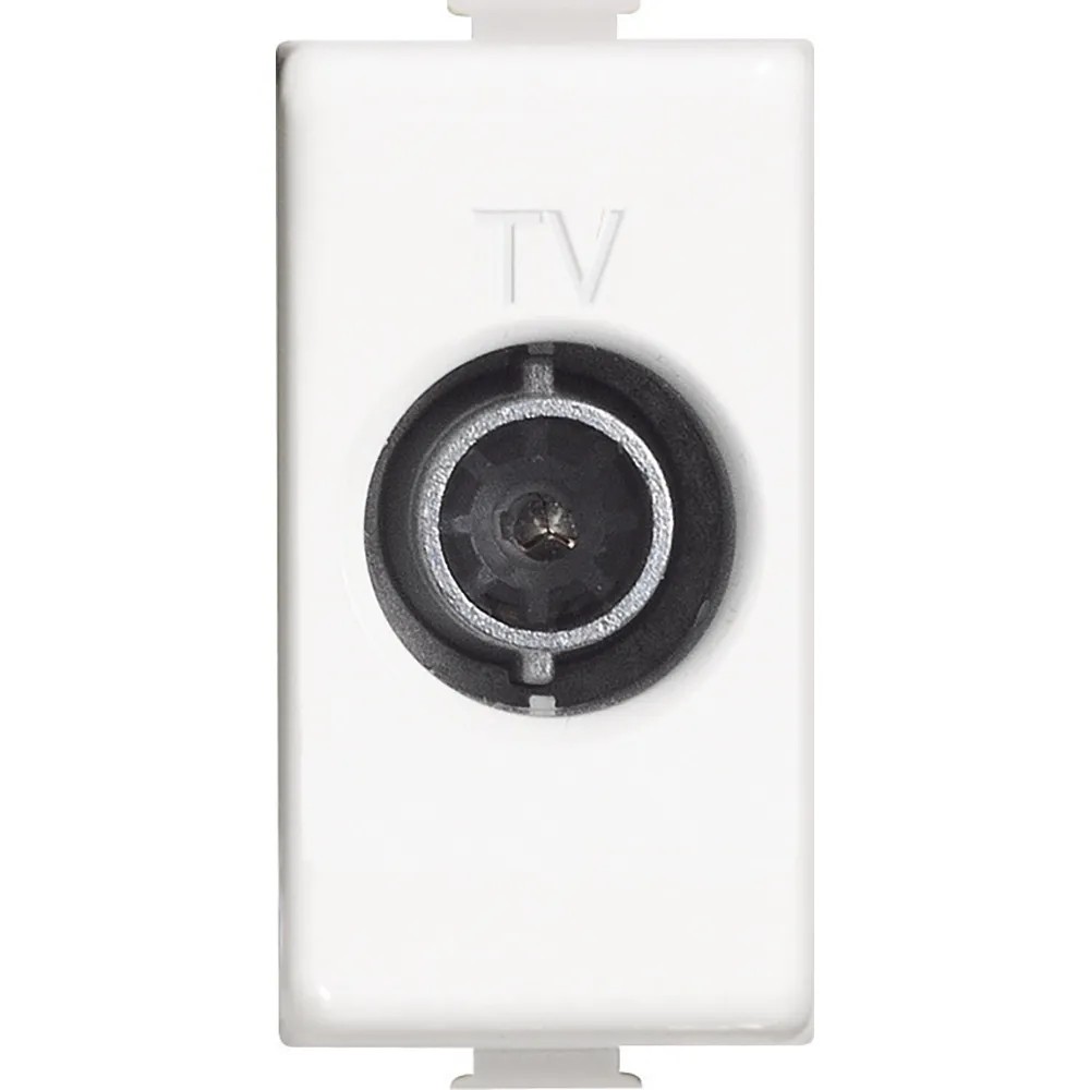 AXOLUTE TV Antennensteckdose 1 Meter – Legrand H4202D, Einzeldose Für TV-Anschluss, Weltweite Garantie