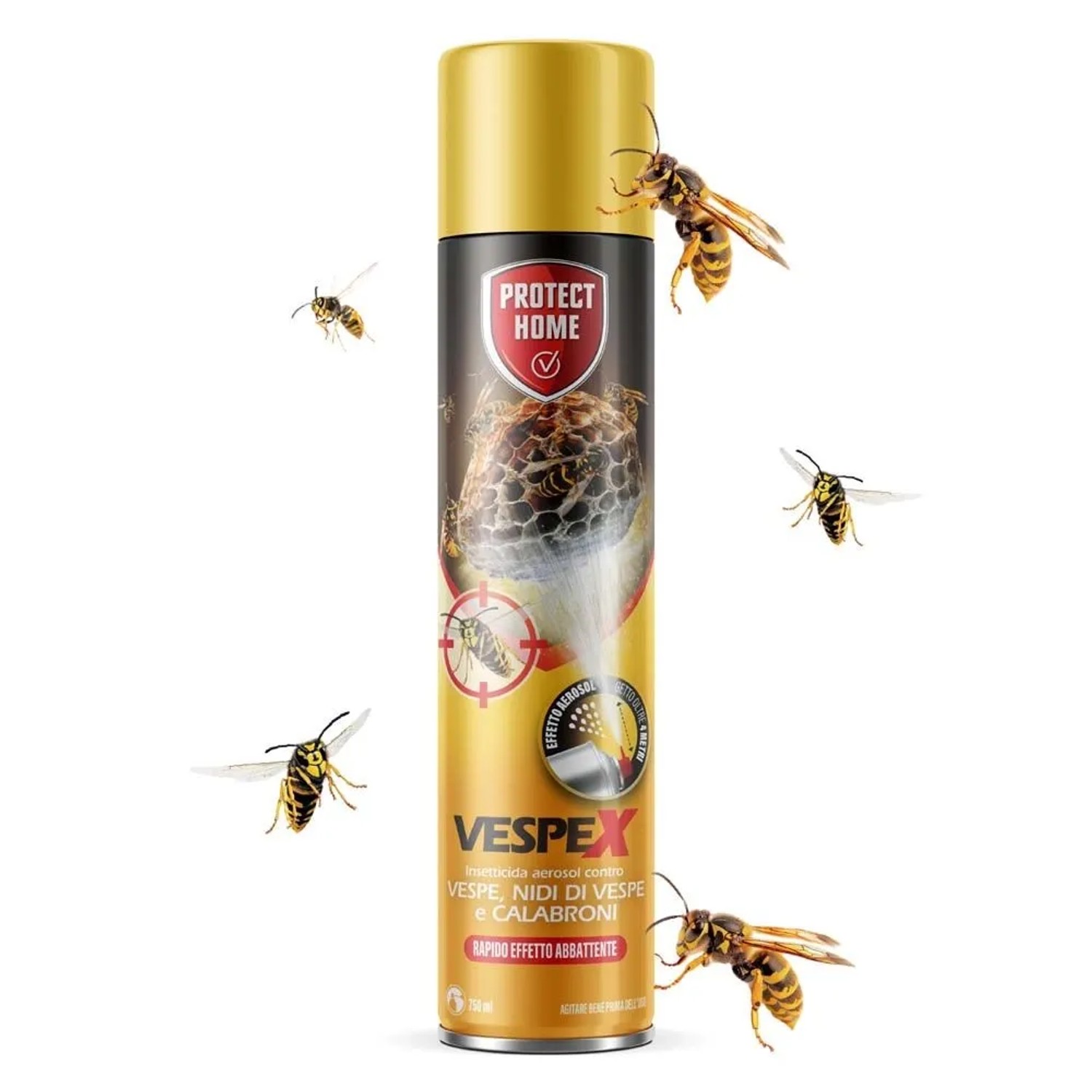 Spray vespicida per nidi di vespe e calabroni 750 ml acquista da OBI