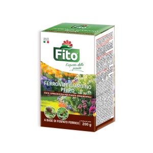 Esca per lumache Fito Ferronite Giardino, confezione da 200g per il controllo delle lumache in giardino.
