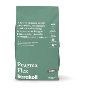 Colla per piastrelle adesivo minerale flex 5 kg grigio