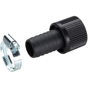 Raccordo Gardena per tubo di aspirazione 25 mm con fascetta stringitubo per pompe.