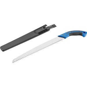 Sega per rami LUX Comfort con fodero, lama da 350mm per giardinaggio.