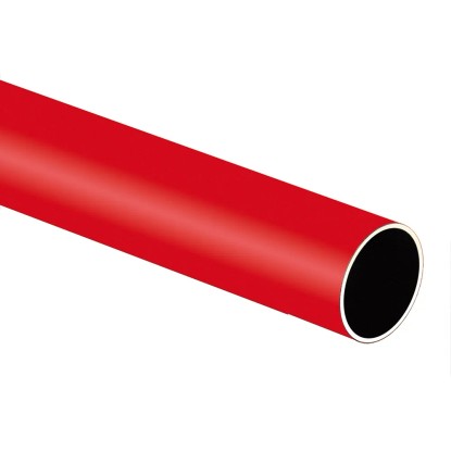 Tubo in acciaio rosso 3 mt