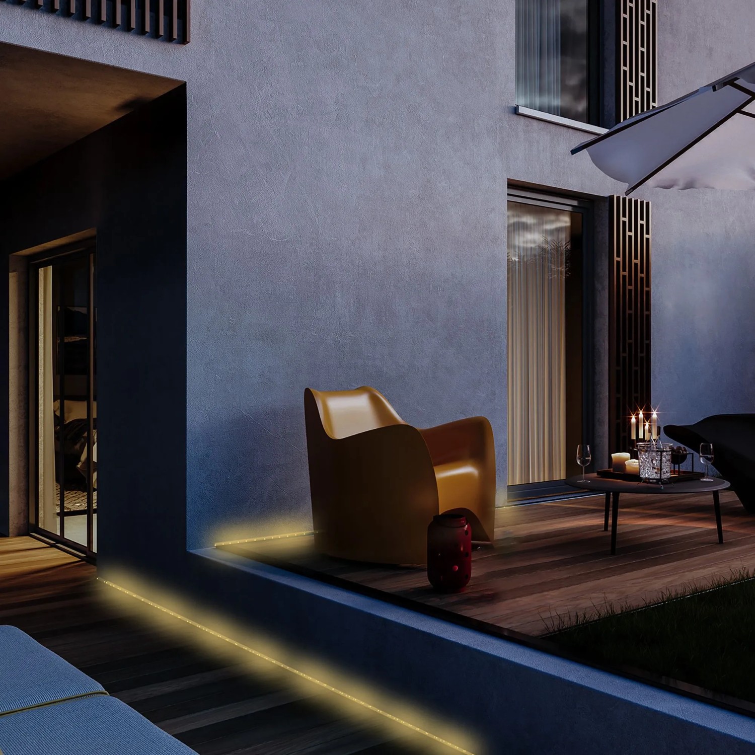 Striscia LED solare Outdoor bianco caldo 10 m_5