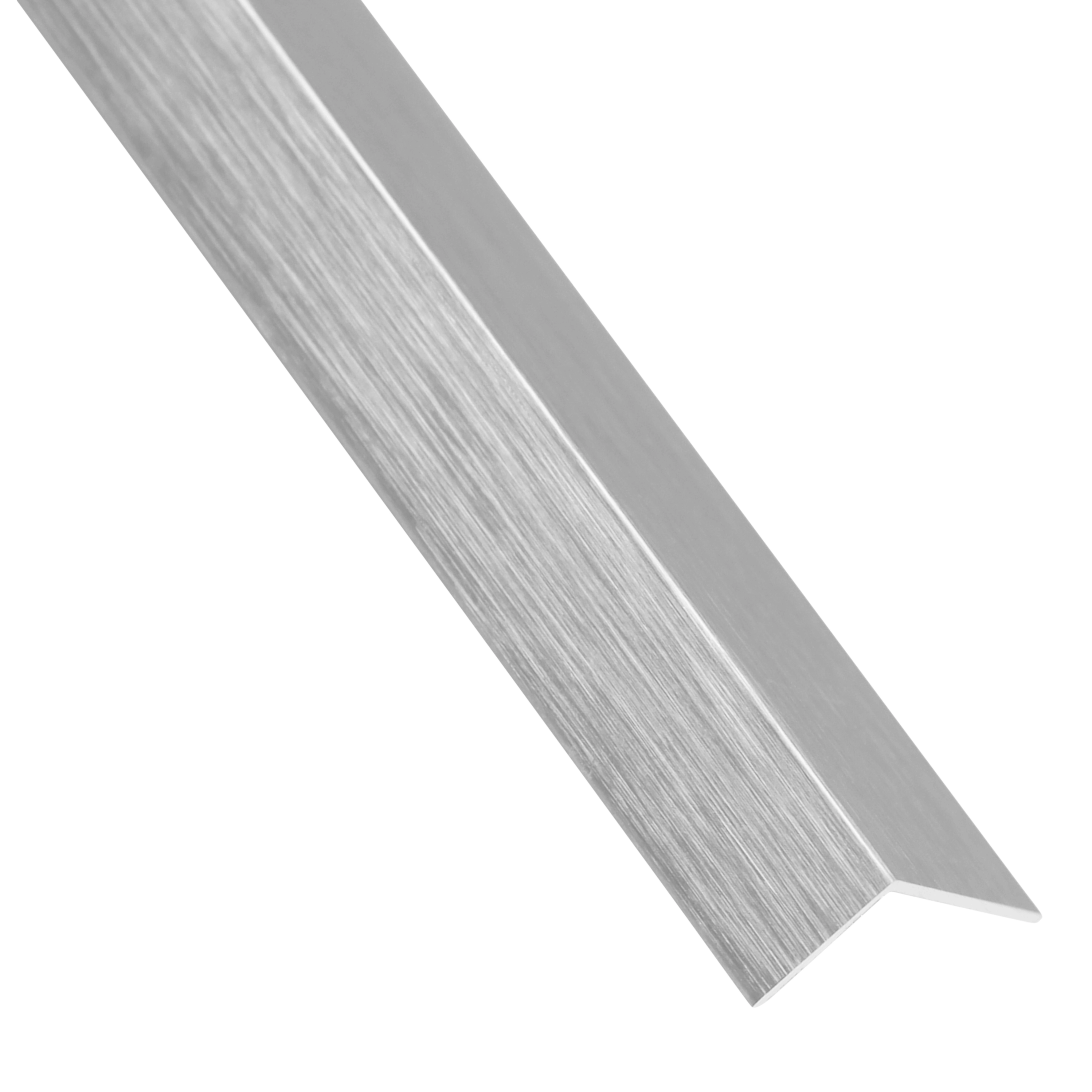 Profilo angolare a L 2,6 m 30x30 mm alluminio opaco