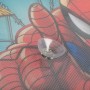 Accessorio interno auto t.b.t. con design Spiderman e ventosa.