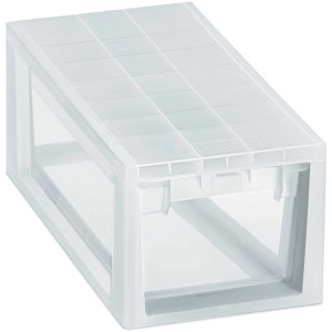 Contenitore/scatola di immagazzinaggio in plastica bianca t.b.t.