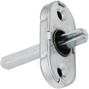 Raccordo metallico per maniglia della porta, dettaglio.