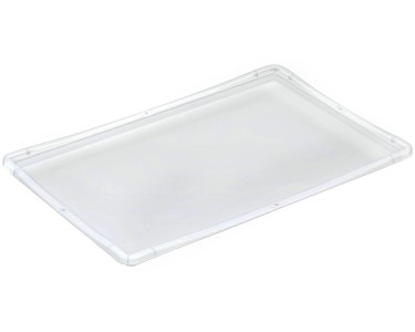 Coperchio plastica Eurobox 40x30 cm trasparente