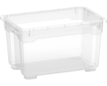 Contenitore in plastica Santos Box trasparente XXS 4 l 17,5x26,2x15 cm