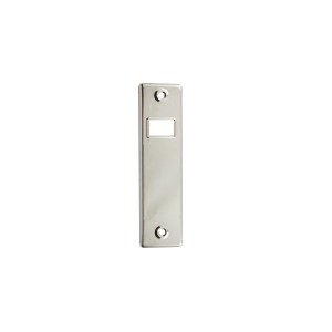 Controcassa in metallo per tapparelle, color argento.