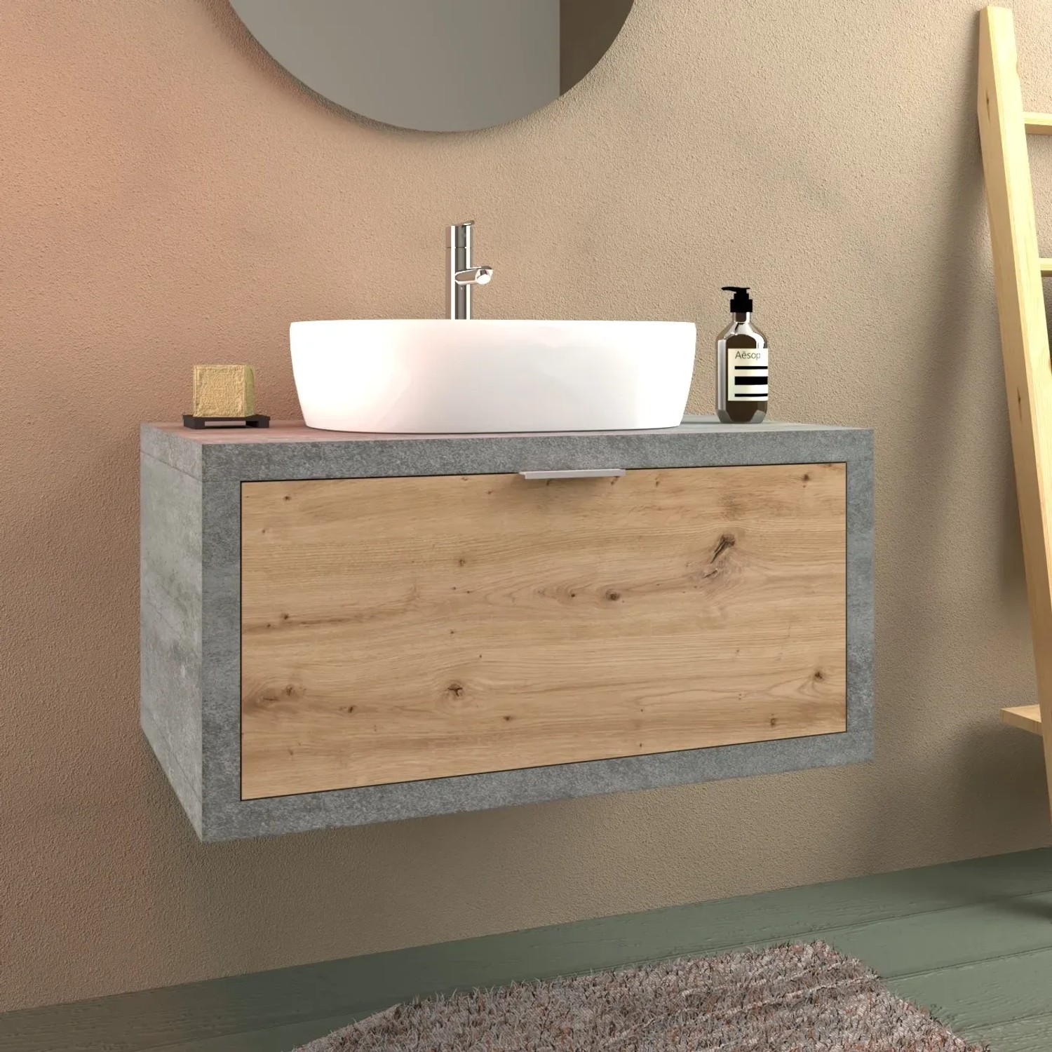 mobile-bagno-base-lavabo-sospeso-80-cm-cemento-rovere-acquista-da-obi