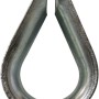 Morsetto metallico a forma di goccia per funi, Categoria: Morsetti