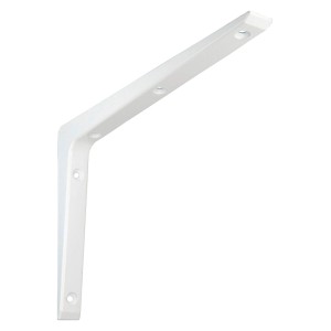 Mensola in alluminio bianca OBI Bea, 200x300 mm, per il fissaggio di ripiani.