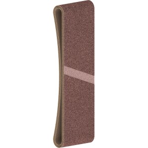 Nastro abrasivo Bosch Pro, 75x533mm, grana 80, confezione da 3 per levigatrici a nastro. Per levigare legno, vernice e plastica.