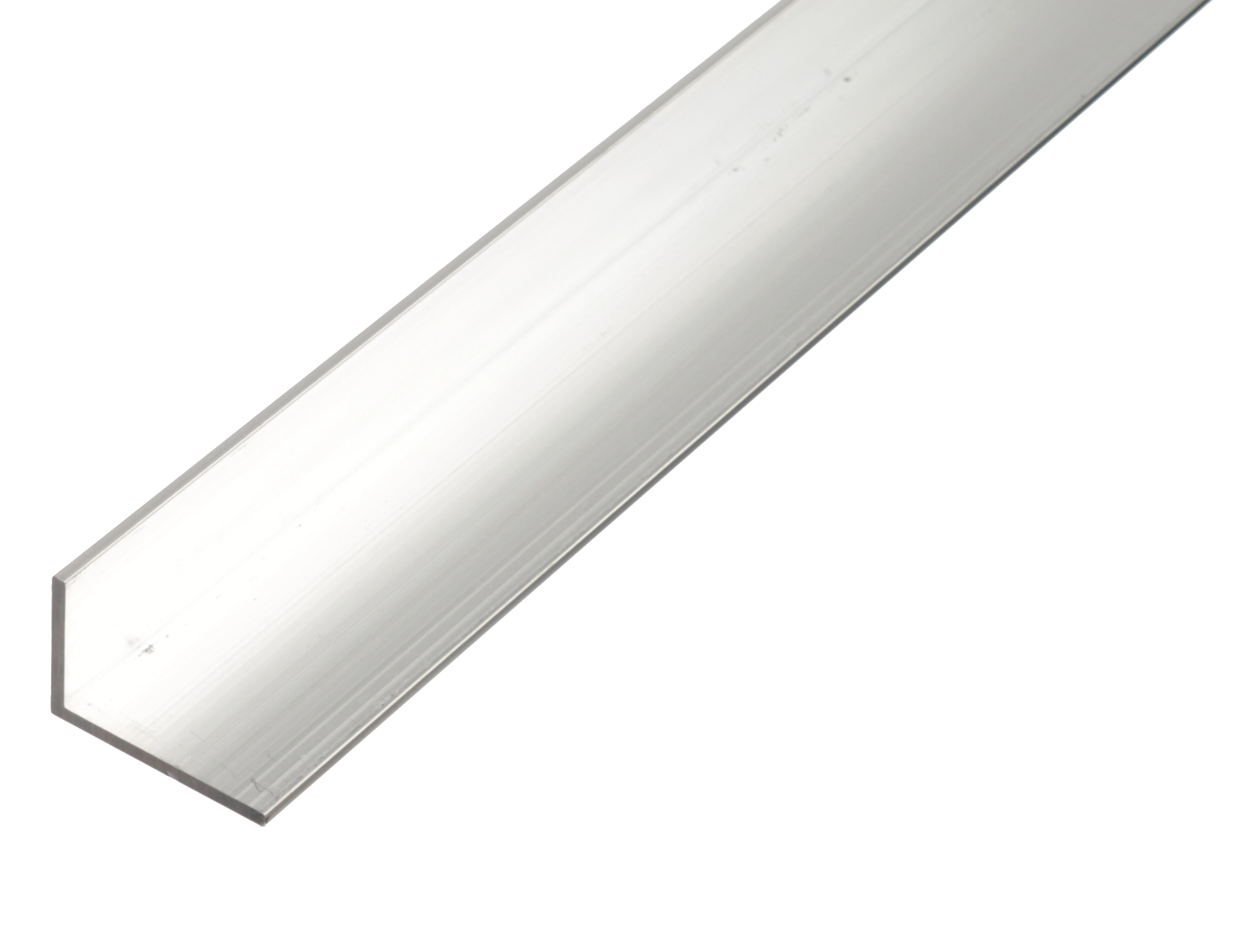 Profilo angolare lati disuguali forma L alluminio non trattato 40x20x1000 mm