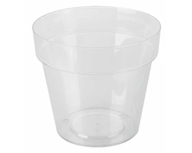 Vaso Standard trasparente in plastica 12 cm