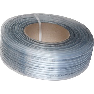 Tubo trasparente Fitt, Ø 6 mm, su rotolo. Tubo da giardino per alimenti, industria e acquari.