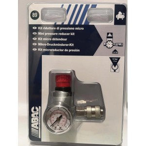 Kit riduttore di pressione micro ABAC con attacco 1/4" femmina