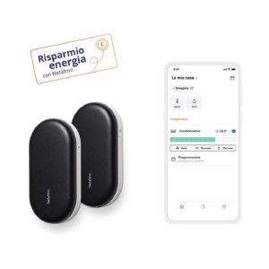 Termostati smart Netatmo con controllo app per domotica.