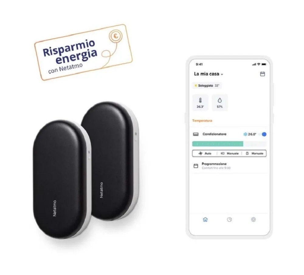 Netatmo Controllo Intelligente Per Condizionatore - 2 Pezzi, Compatibile Con Alexa, Google E Siri - Foto 8