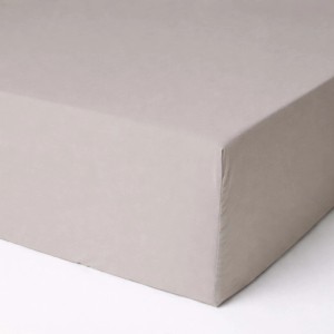 Lenzuola sotto con angoli tinta unita 90x200 cm taupe