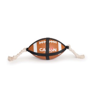 T.b.t. gioco per cani a forma di palla da football con corda per masticare e giocare.