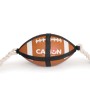 T.b.t. gioco per cani a forma di palla da football con corda per masticare e giocare.