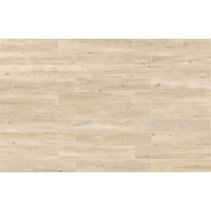 Piastrelle per pavimenti chiare e allungate con effetto legno, adatte per interni.