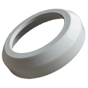 Transizione per tubi HT bianca di t.b.t. per tubi di scarico.