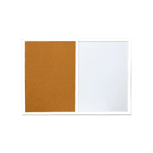 t.b.t. bacheca con superficie in sughero e lavagna bianca.