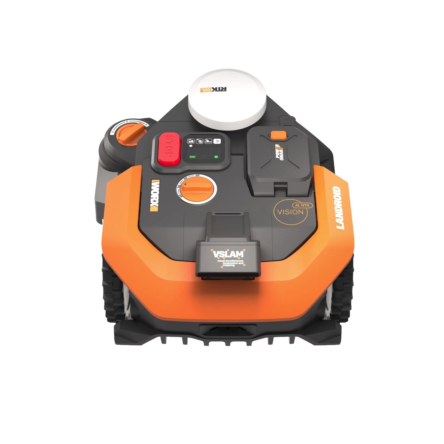 Worx robot rasaerba M800 WR308E Landroid Vision, senza filo perimetrale.
