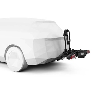 Portabici t.b.t. montato su auto. Portapacchi posteriore per biciclette.