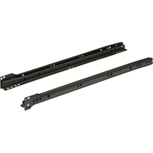 Guide scorrevoli a rullo marroni, 300 mm, per cassetti.