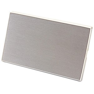 Placca cieca grigia t.b.t. per serie di interruttori.