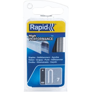 Punti metallici Rapid, 7 mm, per cucitrici manuali ed elettriche