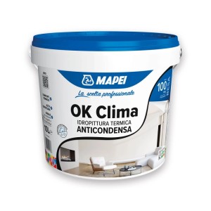 Idropittura termica bianca Mapei OK Clima 10 l