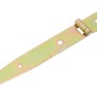 Cerniera a bandella zincata gialla, 250x35mm, per porte e cancelli leggeri.